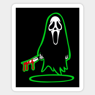 Scream Ghostface Ghost Sticker